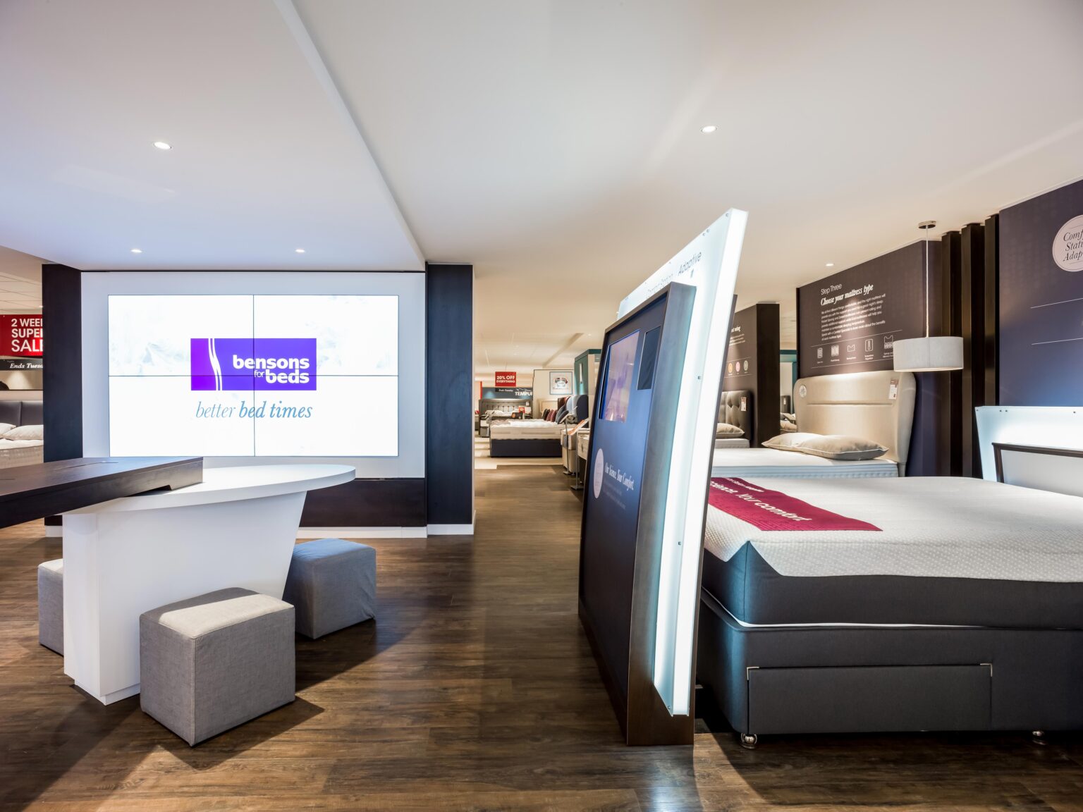 Bensons for Beds je+1 Retail Design Furniture Store Design